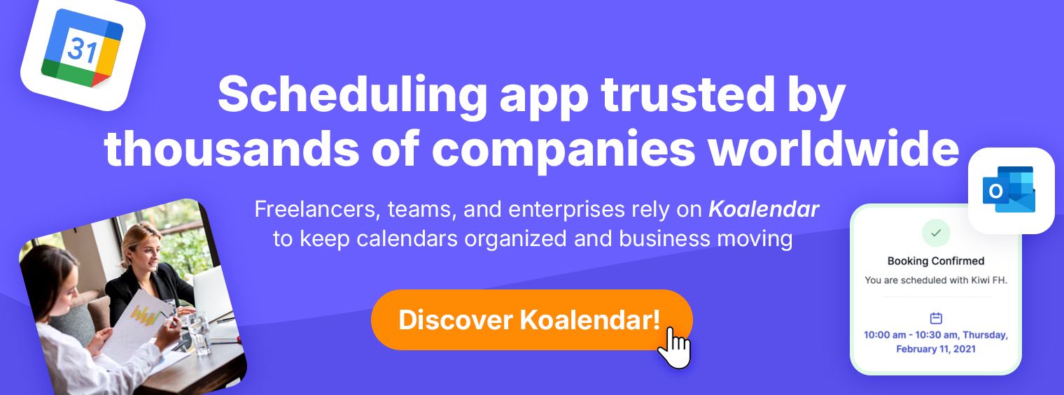 Scheduling app trusted by thousands of companies worldwide