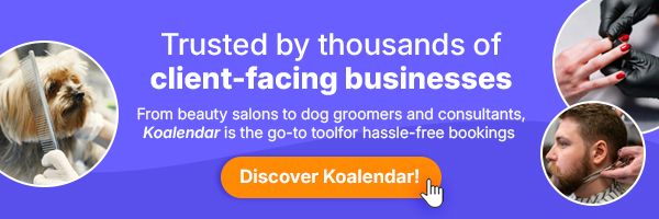 Banner of Koalendar scheduling software for small businesses
