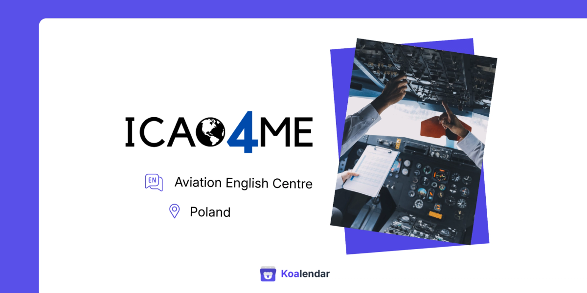 Koalendar for smooth training scheduling for pilots