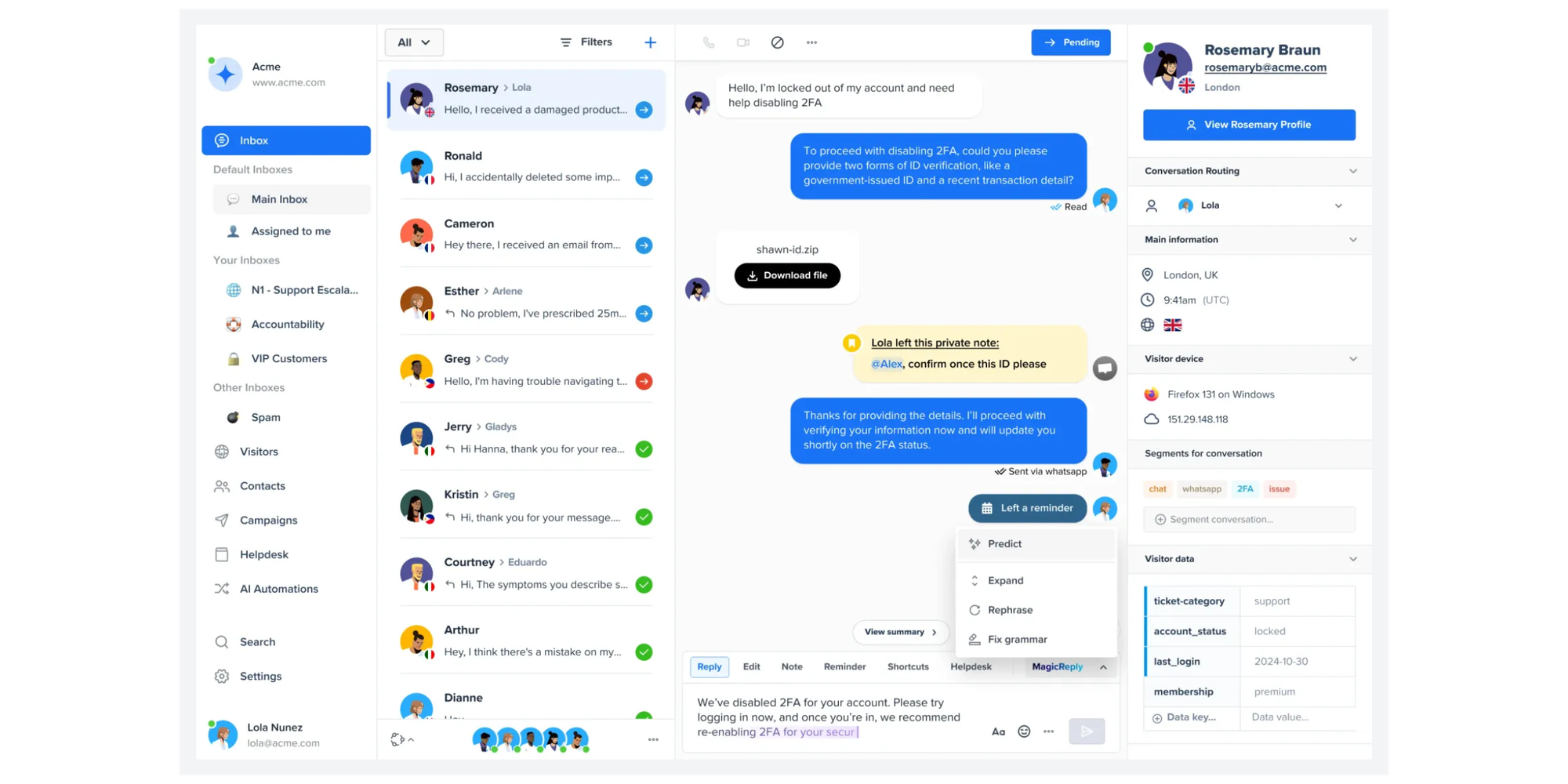 Crisp Chat Multichannel Messaging Platform