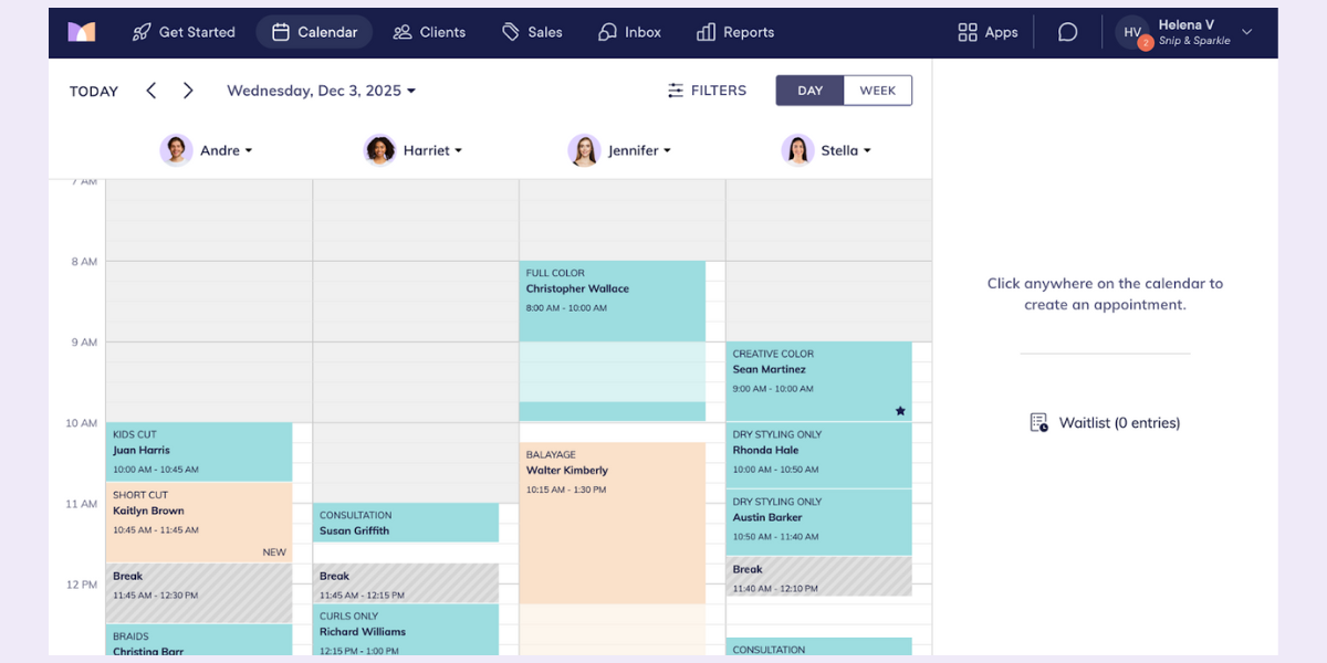 Mangomint spa management tool