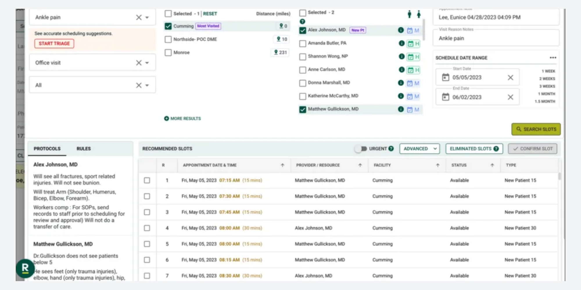 relatient healthcare scheduling software for clinics