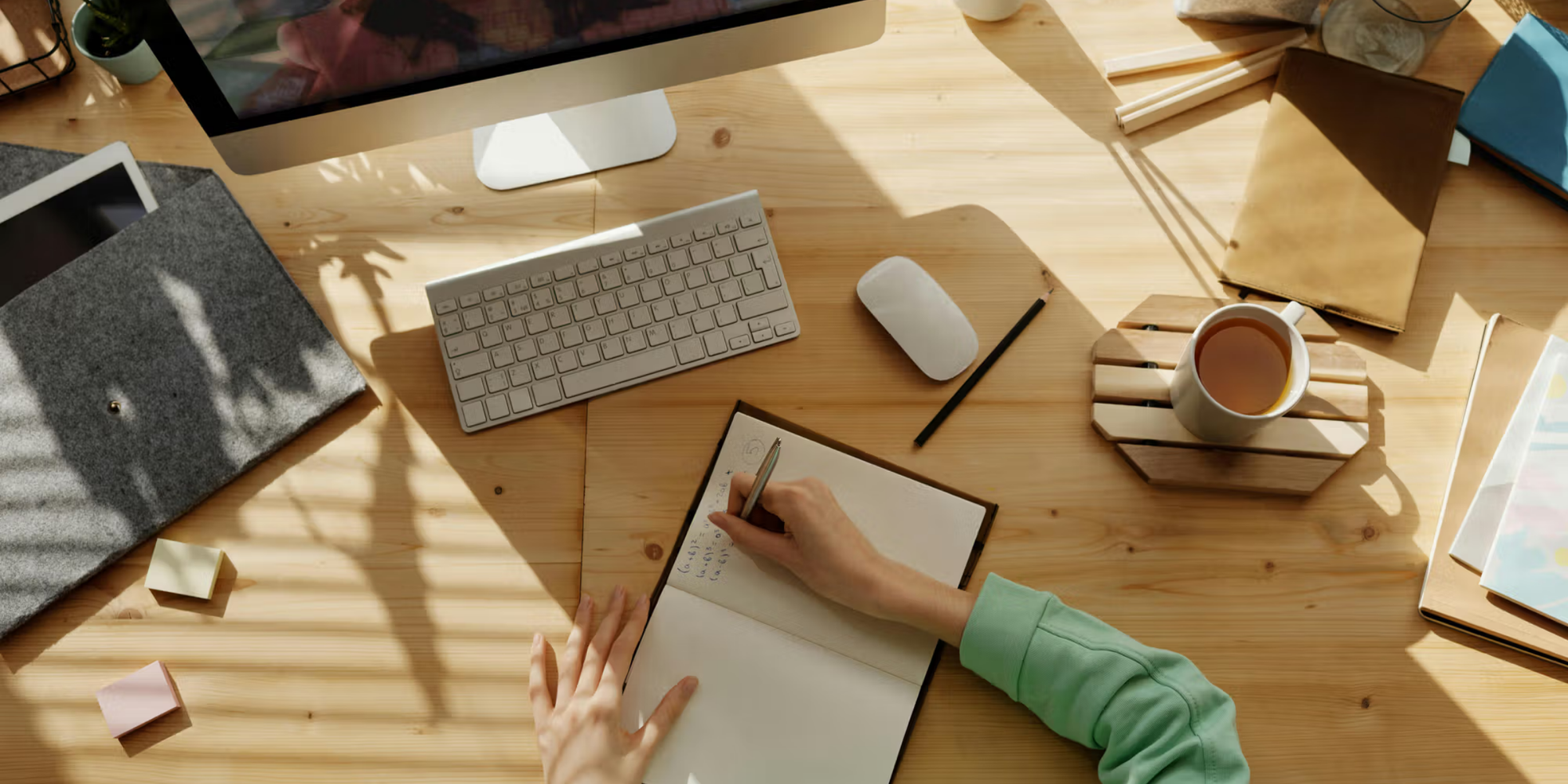 Teacher preparing a conference with parents
