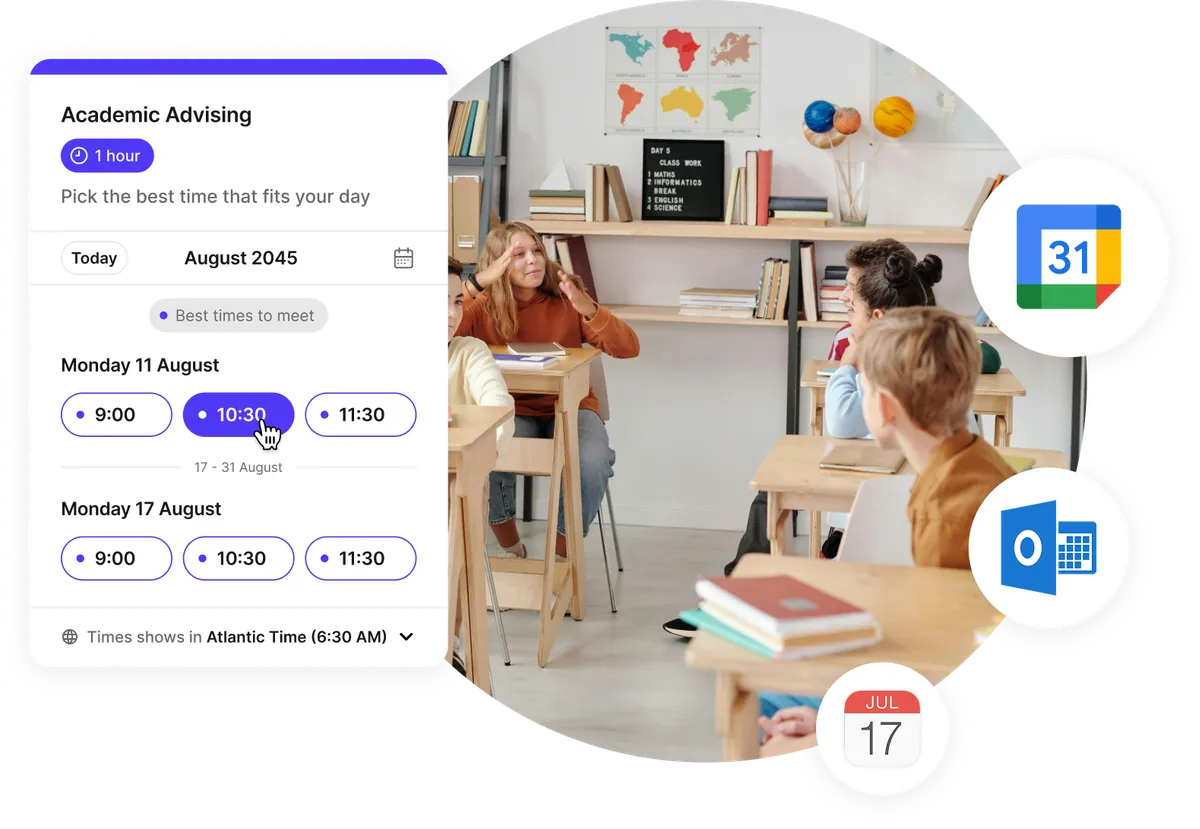 school meeting scheduler online