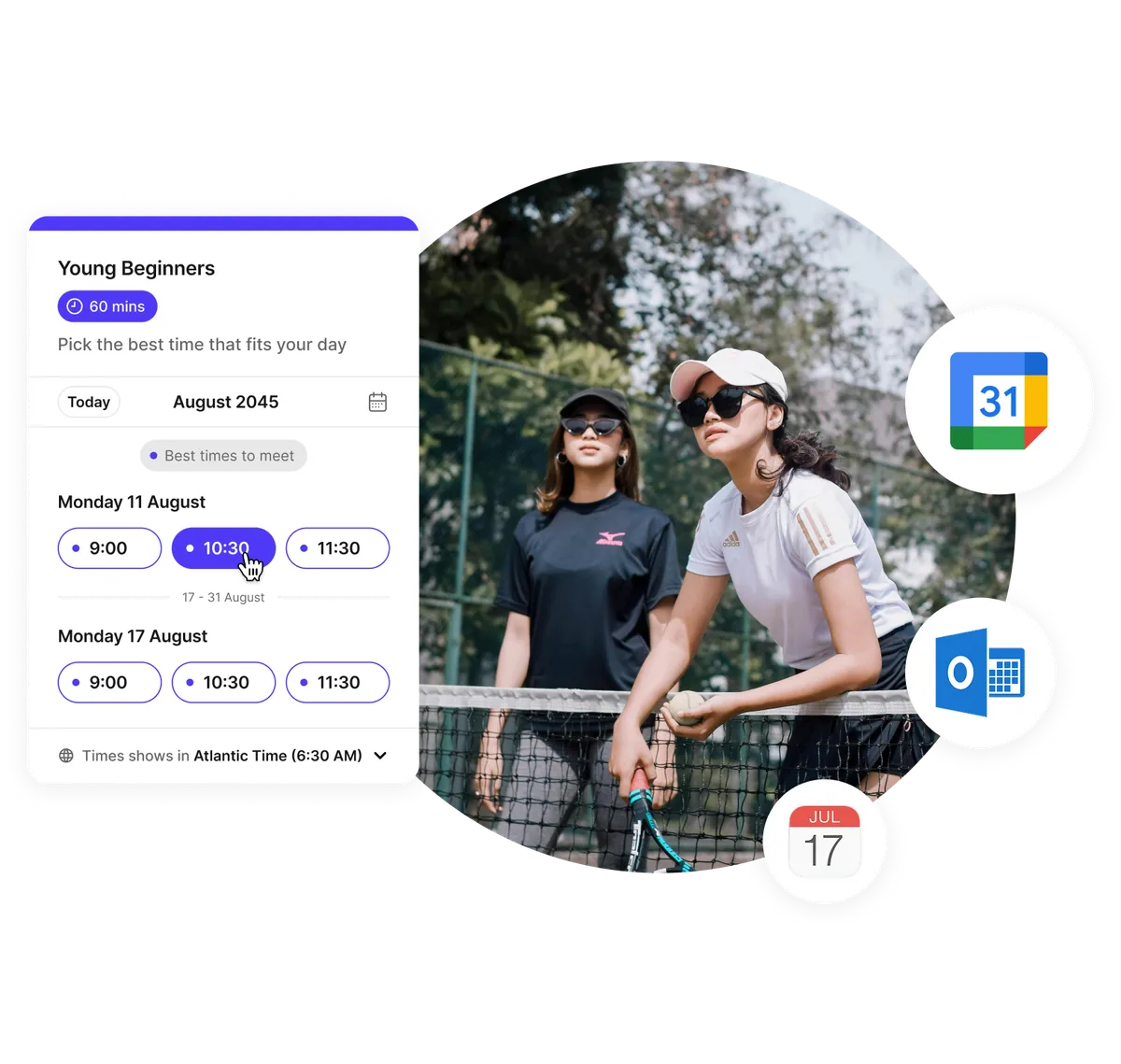 programador de pistas de tenis online