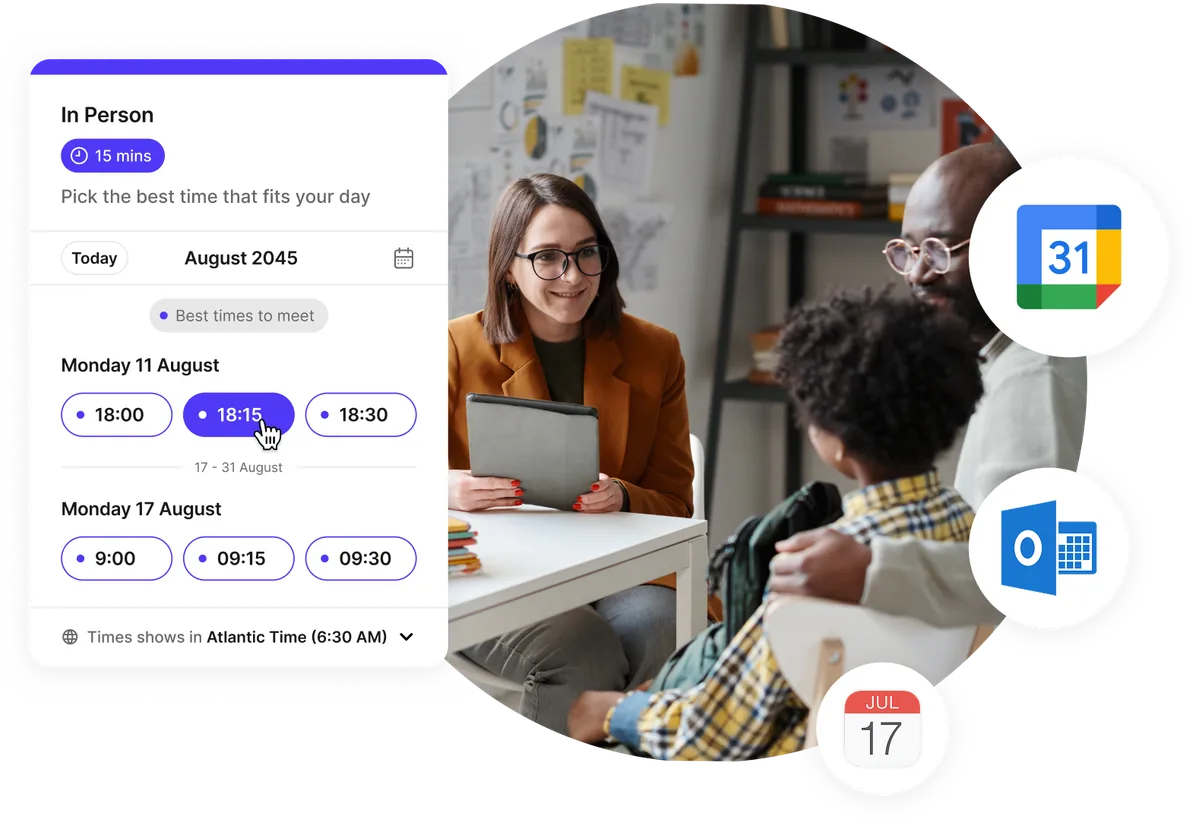 parent teacher meeting scheduler