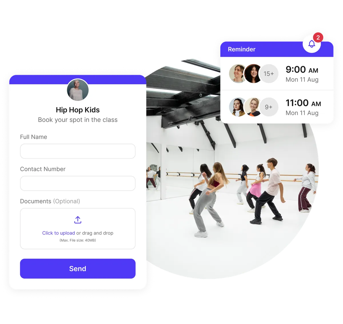 dance class registration form