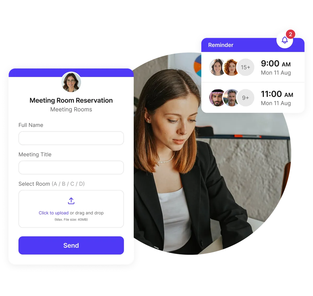 intake form for room booking