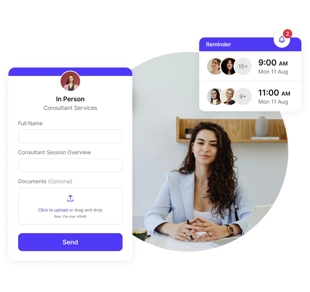 Logiciel de planification de rendez-vous consultant