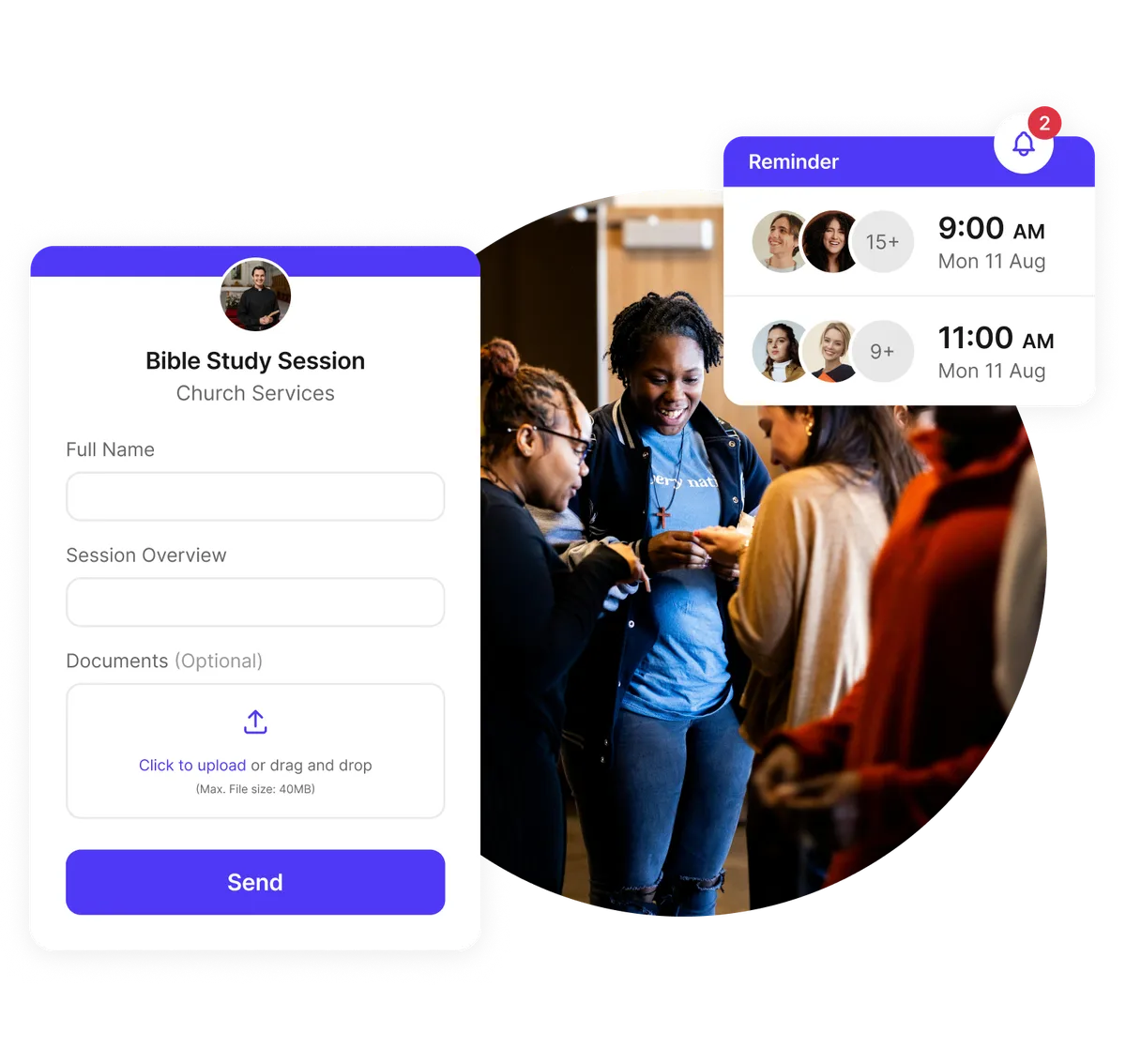 Church intake forms and preparation