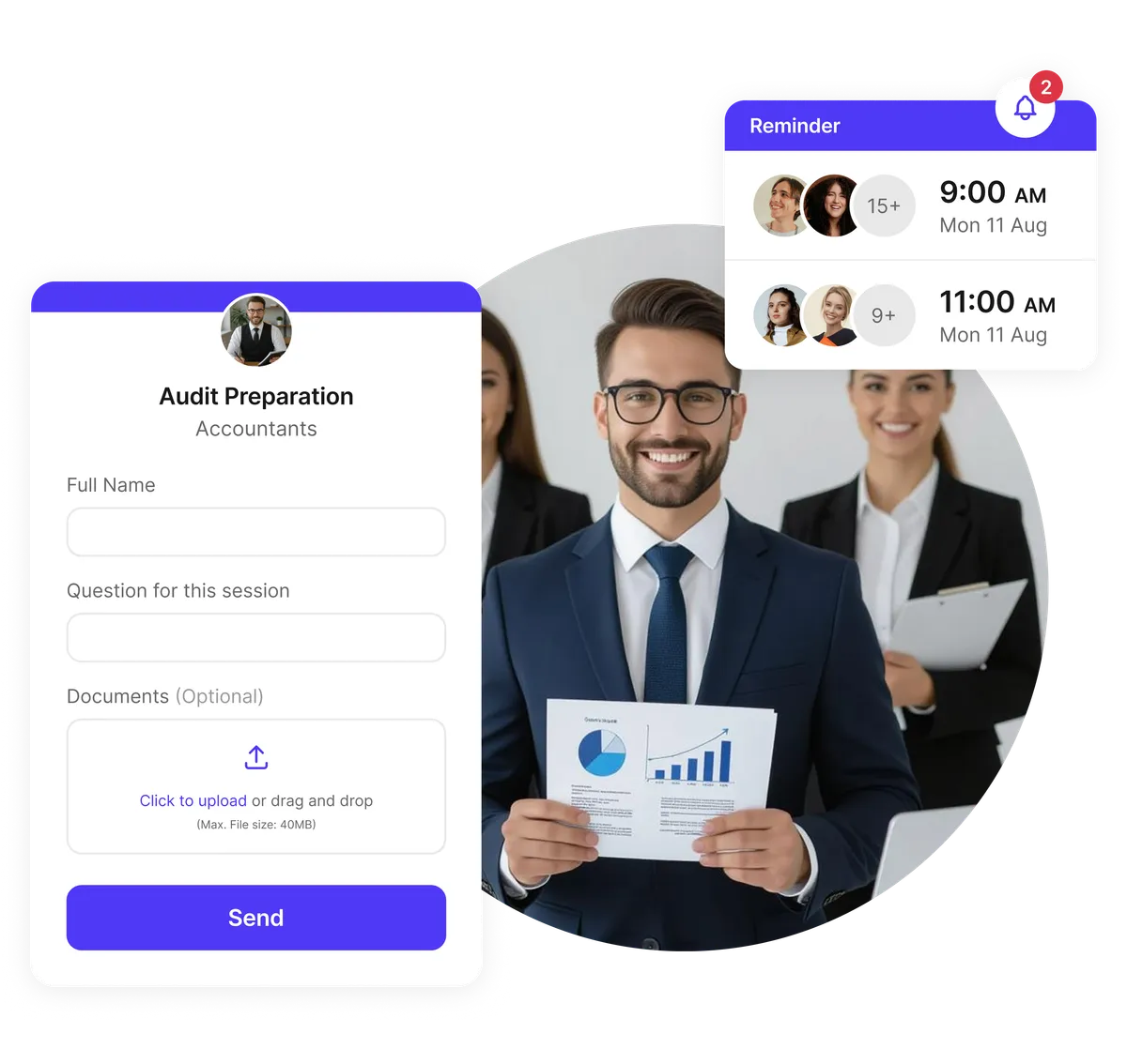 Formularios para detalles financieros