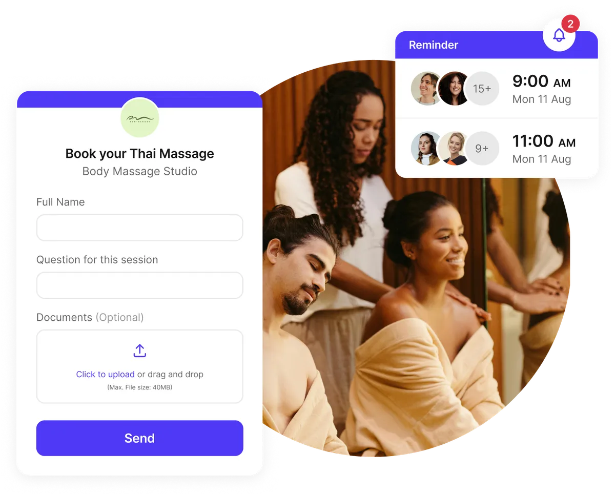massage appointment booking software