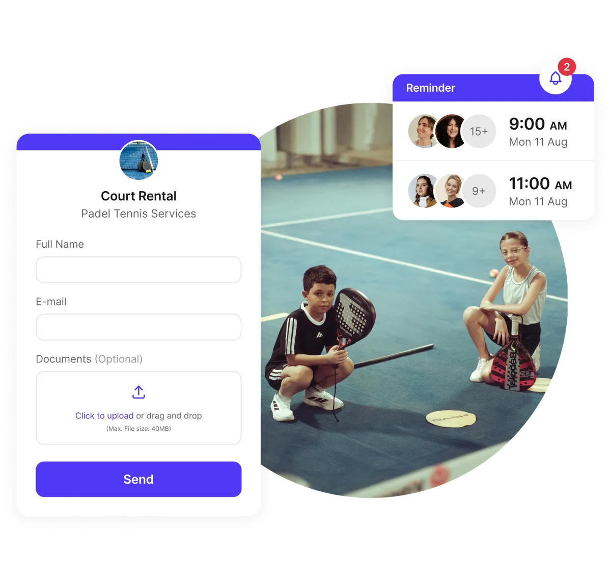 padel equipment reservation