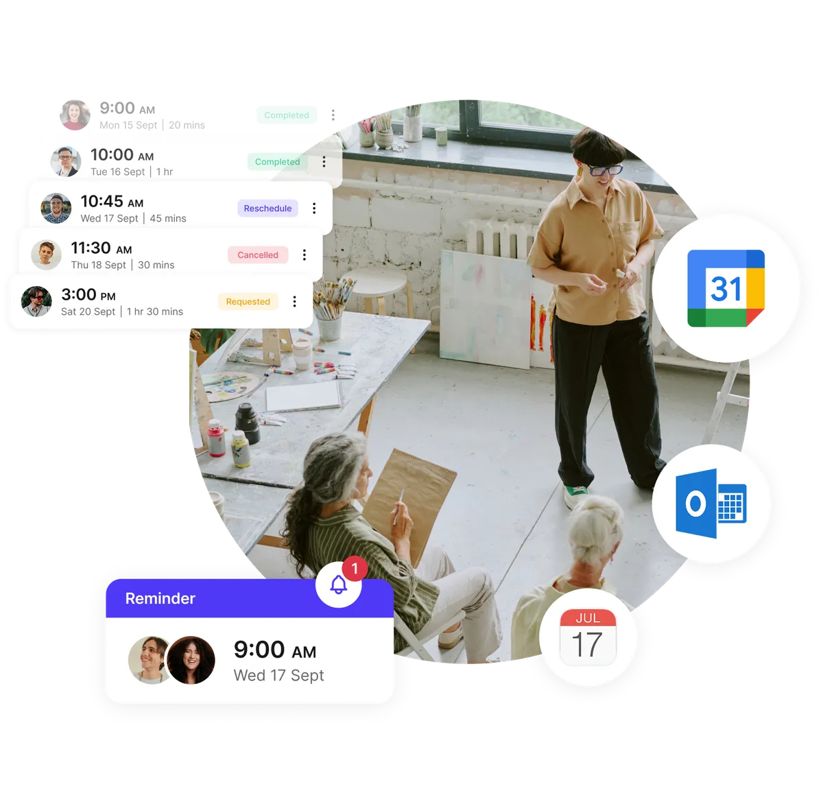 reducir ausencias para clases de arte