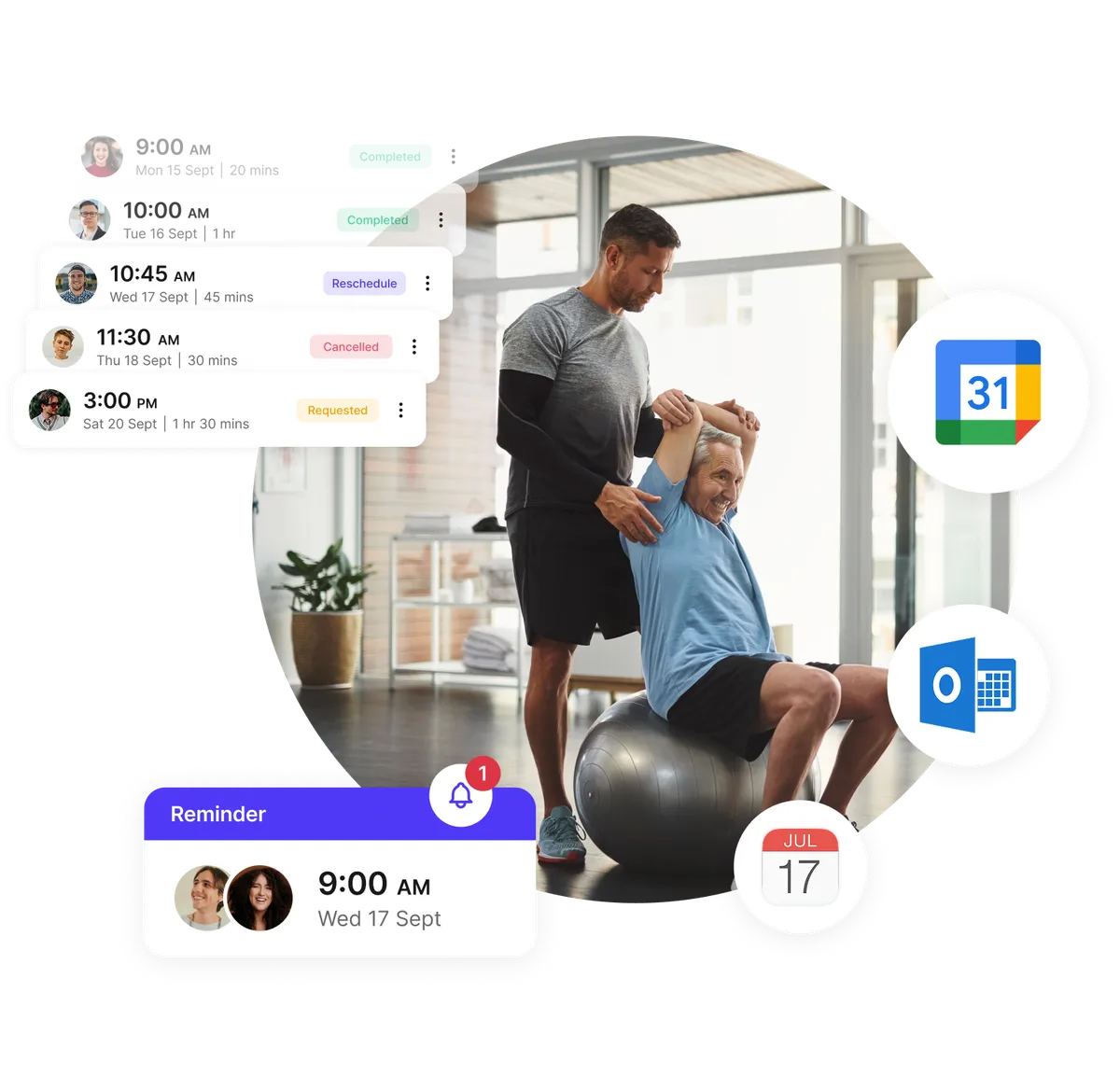 Rehab therapy scheduling software