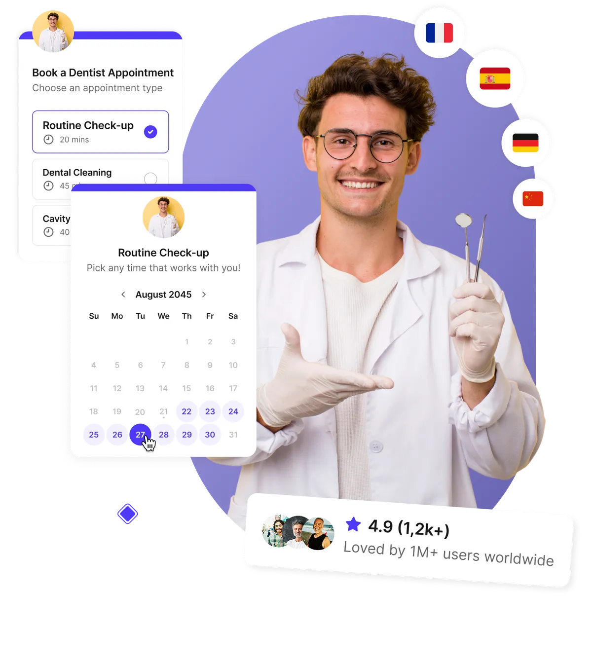 Dental appointment booking software