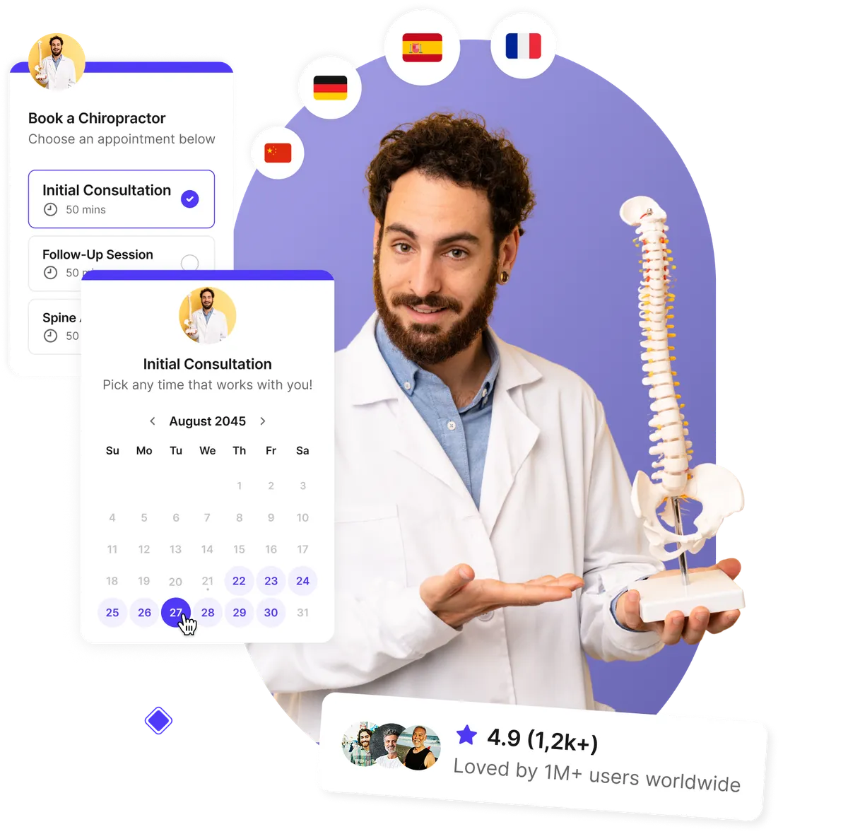 Scheduling software for chiropractors
