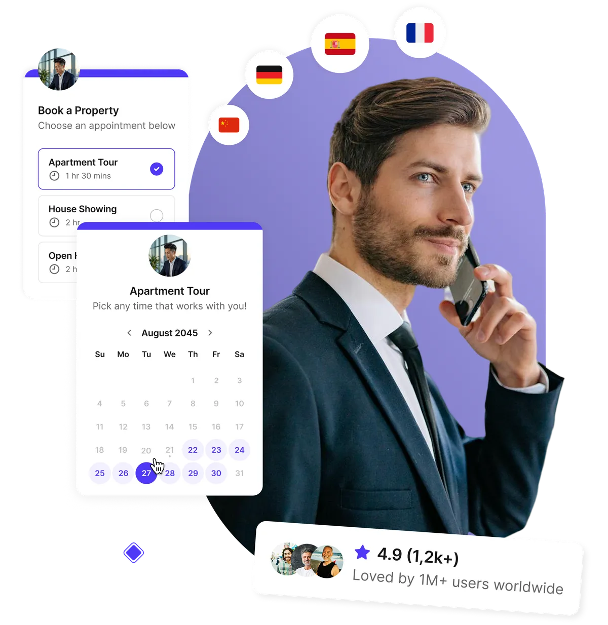 Property showing scheduler free for real estate agents