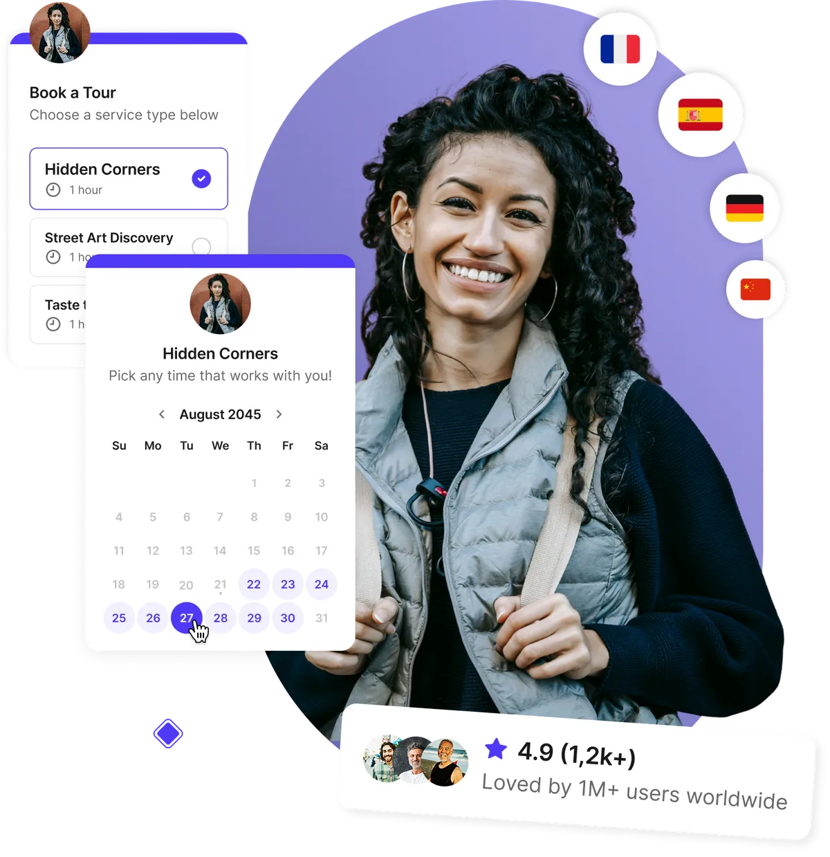 Tour scheduling software platform