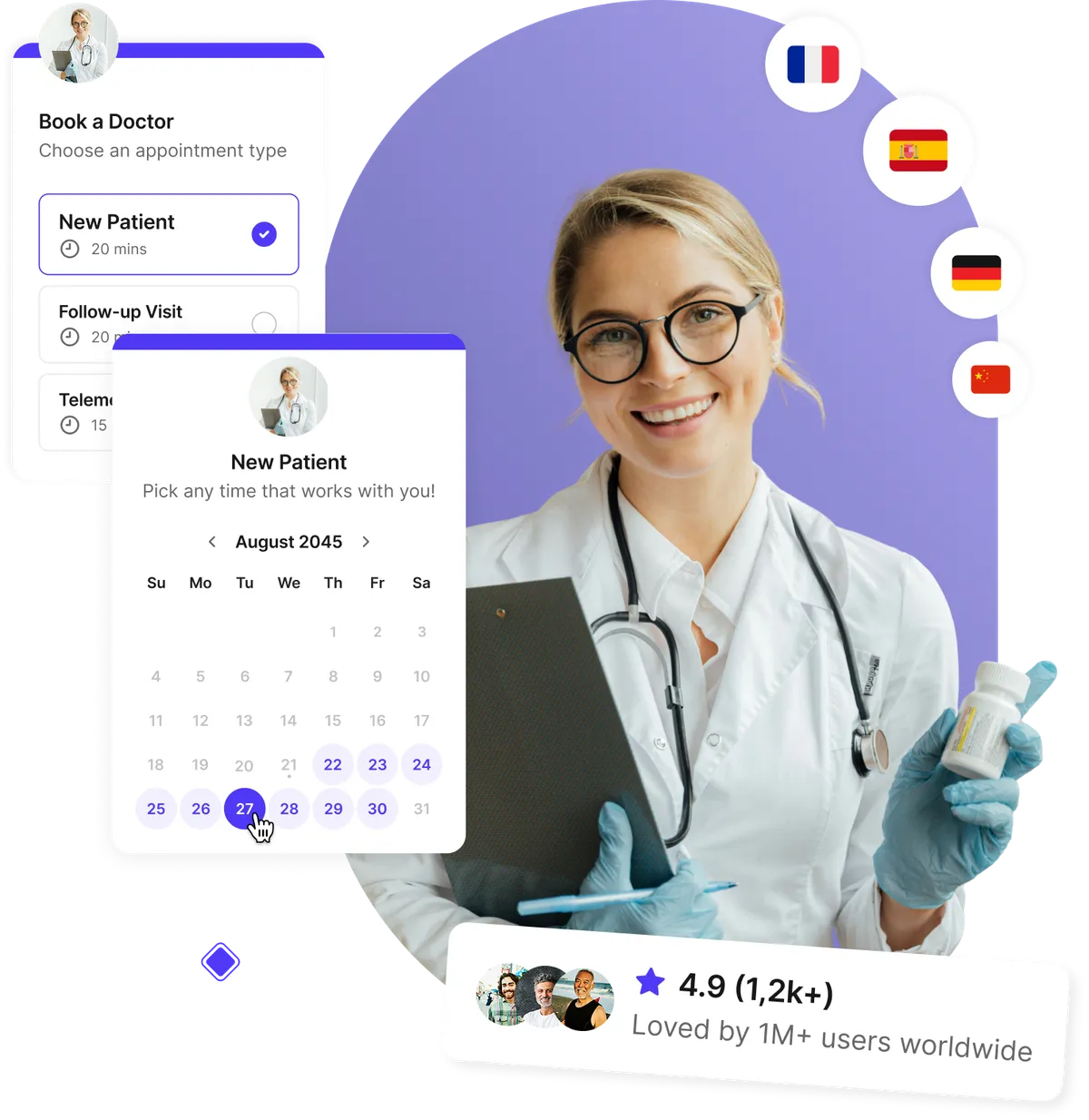 Medical appointment scheduling software