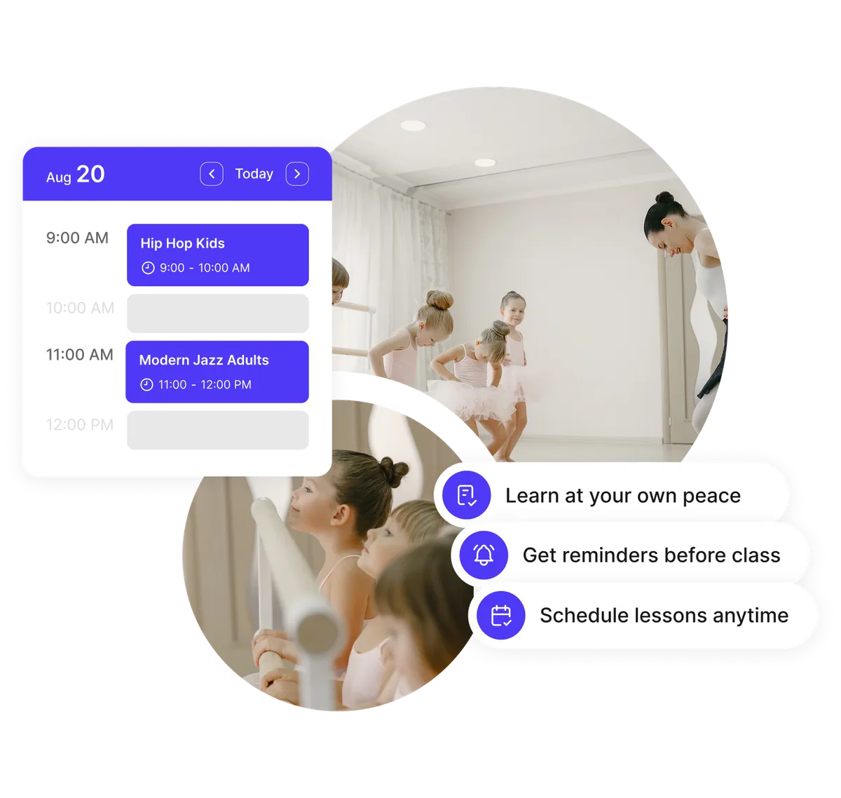 dance studio calendar software