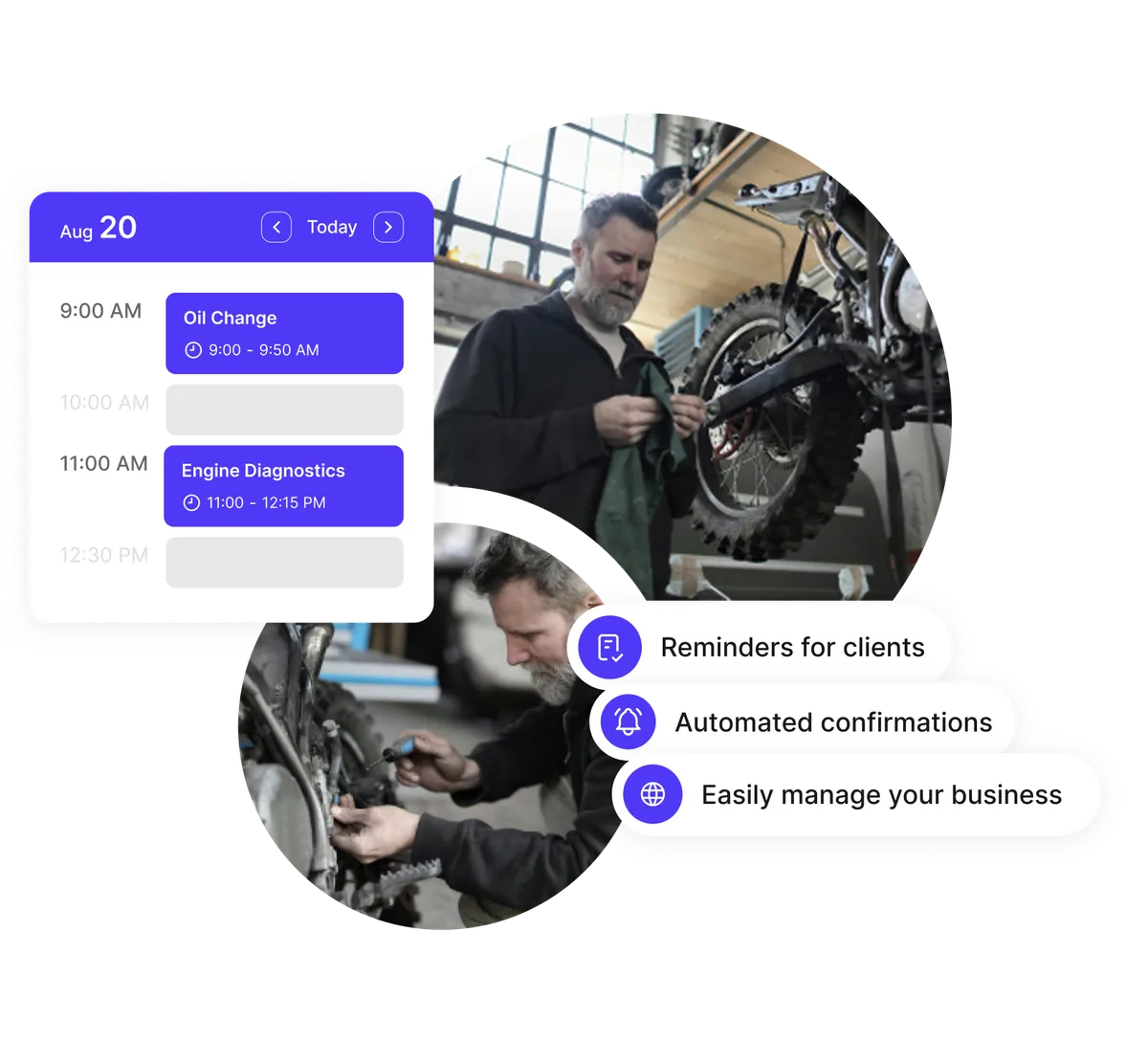 sistema de reserva de servicios de vehículos